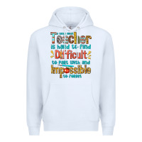White a truly great teacher Premium Hoodie - texasbilliewilder