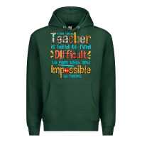 Sports Green a truly great teacher Premium Hoodie - texasbilliewilder