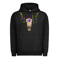 Pigment Black mardi gras bullskull Urban Hoodie - RanaPortraitStore
