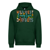 Forest Green wild west long live cowboys Urban Hoodie - Zillion Design Studio