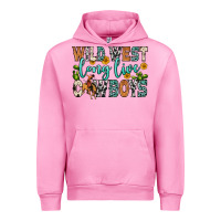 Fuchsia Pink wild west long live cowboys Urban Hoodie - Zillion Design Studio