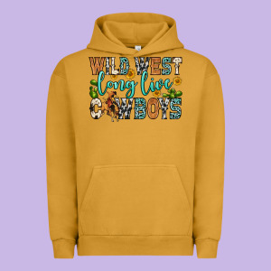 Wild West Long Live Cowboys Urban Hoodie Designed By Zillion Design Studio