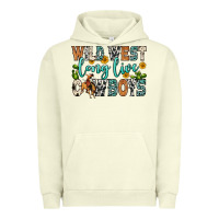 Pigment Pistachio wild west long live cowboys Urban Hoodie - Zillion Design Studio