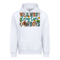 White wild west long live cowboys Urban Hoodie - Zillion Design Studio