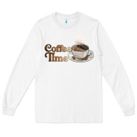 White coffee time Long Sleeve Tee - BarkalooDesign