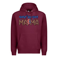 Burgundy American mama Premium Hoodie - Zillion Design Studio