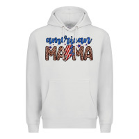 Dove Grey American mama Premium Hoodie - Zillion Design Studio