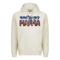 Oatmeal Heather American mama Premium Hoodie - Zillion Design Studio