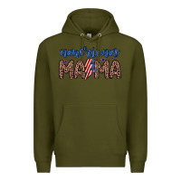 Army Green American mama Premium Hoodie - Zillion Design Studio