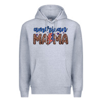 Heather Grey American mama Premium Hoodie - Zillion Design Studio