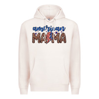 Pale Pink American mama Premium Hoodie - Zillion Design Studio
