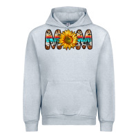Heather Grey mom sunflower Urban Hoodie - Zillion Design Studio