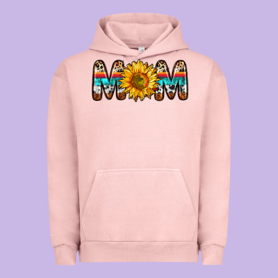 Mom Sunflower Urban Hoodie Designed By Zillion Design Studio