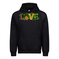 Black st patricks day gnomes shamrock horseshoes love Urban Hoodie - RanaPortraitStore