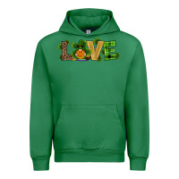 Emerald st patricks day gnomes shamrock horseshoes love Urban Hoodie - RanaPortraitStore