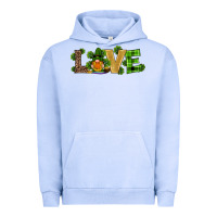 Pigment Grape Ice st patricks day gnomes shamrock horseshoes love Urban Hoodie - RanaPortraitStore