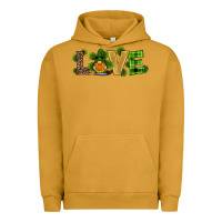 Pigment Peanut Butter st patricks day gnomes shamrock horseshoes love Urban Hoodie - RanaPortraitStore