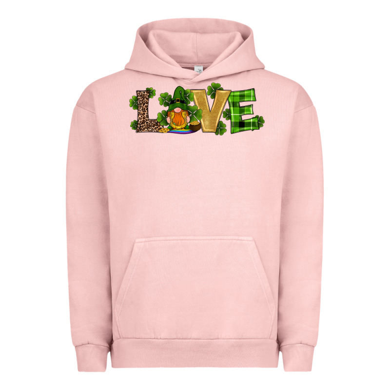 St Patricks Day Gnomes Shamrock Horseshoes Love Urban Hoodie by RanaPortraitStore | Teevron
