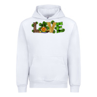 White st patricks day gnomes shamrock horseshoes love Urban Hoodie - RanaPortraitStore