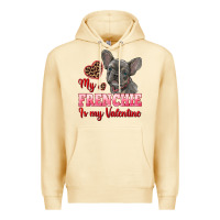 Pina Colada my frenchie is my valentine Premium Hoodie - RanaPortraitStore
