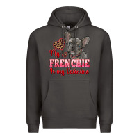 Smoke my frenchie is my valentine Premium Hoodie - RanaPortraitStore