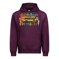 Mauve Wine student delivery specialist Urban Hoodie - texasbilliewilder
