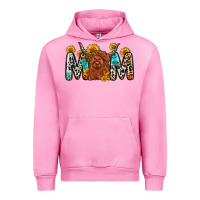 Fuchsia Pink mom cow Urban Hoodie - Zillion Design Studio