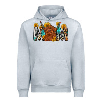 Heather Grey mom cow Urban Hoodie - Zillion Design Studio