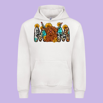 Mom Cow Urban Hoodie Designed By Zillion Design Studio
