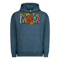 Pigment Midnight Navy mom cow Urban Hoodie - Zillion Design Studio