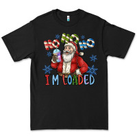 Black ho ho ho im loaded Premium Tee - CowhideDigitalArt