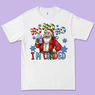 Ho Ho Ho Im Loaded Premium Tee Designed By Cowhidedigitalart