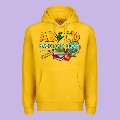 Abcd Back To School Premium Hoodie Designed By Texasbilliewilder