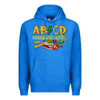 True Royal abcd back to school Premium Hoodie - texasbilliewilder