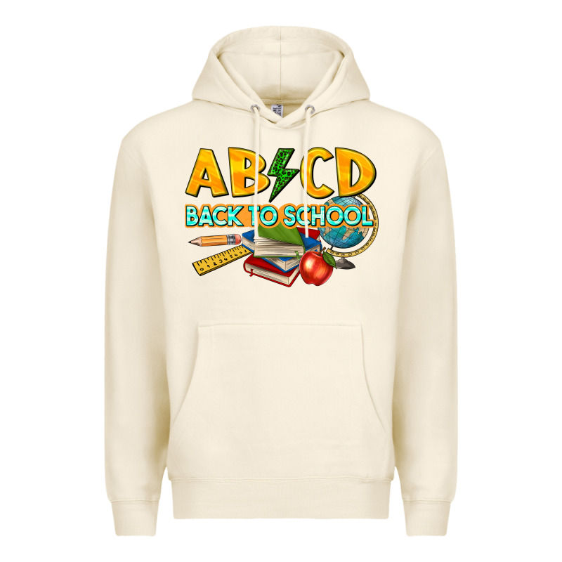 Abcd Back To School Premium Hoodie by texasbilliewilder | Teevron