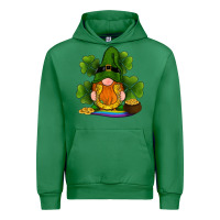 Emerald st patricks day gnomes shamrock gold horseshoes rainbow Urban Hoodie - RanaPortraitStore