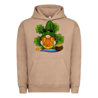Pigment Burro st patricks day gnomes shamrock gold horseshoes rainbow Urban Hoodie - RanaPortraitStore