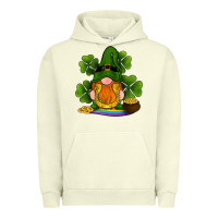 Pigment Pistachio st patricks day gnomes shamrock gold horseshoes rainbow Urban Hoodie - RanaPortraitStore