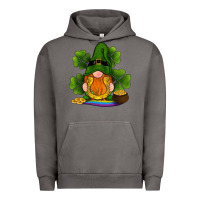 Pigment Tornado st patricks day gnomes shamrock gold horseshoes rainbow Urban Hoodie - RanaPortraitStore