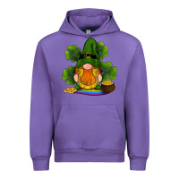 Tulip st patricks day gnomes shamrock gold horseshoes rainbow Urban Hoodie - RanaPortraitStore