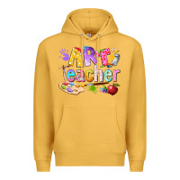 Mustard art teacher Premium Hoodie - texasbilliewilder