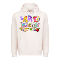 Pale Pink art teacher Premium Hoodie - texasbilliewilder