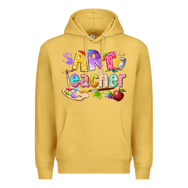Art Teacher Premium Hoodie by texasbilliewilder | Teevron
