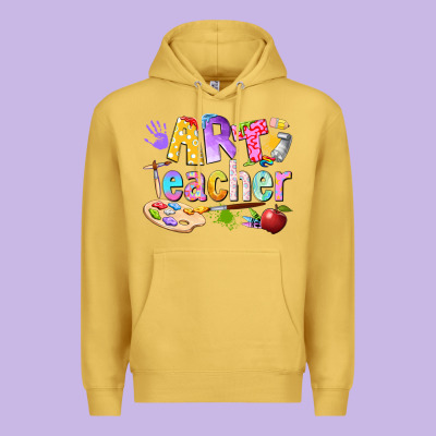 Art Teacher Premium Hoodie Designed By Texasbilliewilder