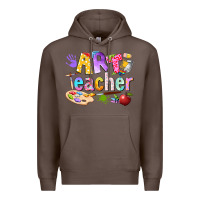 Coffee art teacher Premium Hoodie - texasbilliewilder