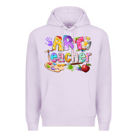 Lilac art teacher Premium Hoodie - texasbilliewilder