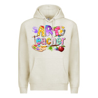 Oatmeal Heather art teacher Premium Hoodie - texasbilliewilder