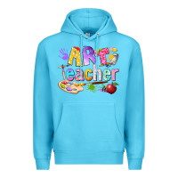 Ocean Blue art teacher Premium Hoodie - texasbilliewilder