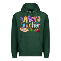 Sports Green art teacher Premium Hoodie - texasbilliewilder