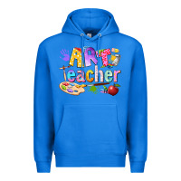 True Royal art teacher Premium Hoodie - texasbilliewilder